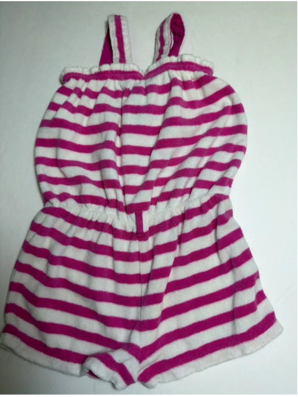 Baby RALPH LAUREN Terry Cloth Toweling Coverup Romper 18 Months